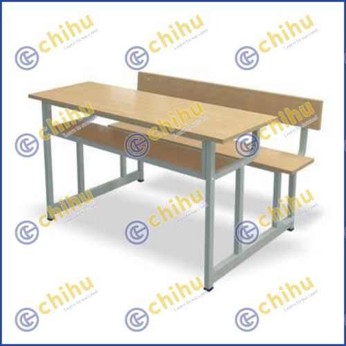 Bàn ghế liền đôi